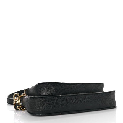 Louis Vuitton Empreinte Monogram Giant Multi Pochette Accessories Black Beige 4 of 10
