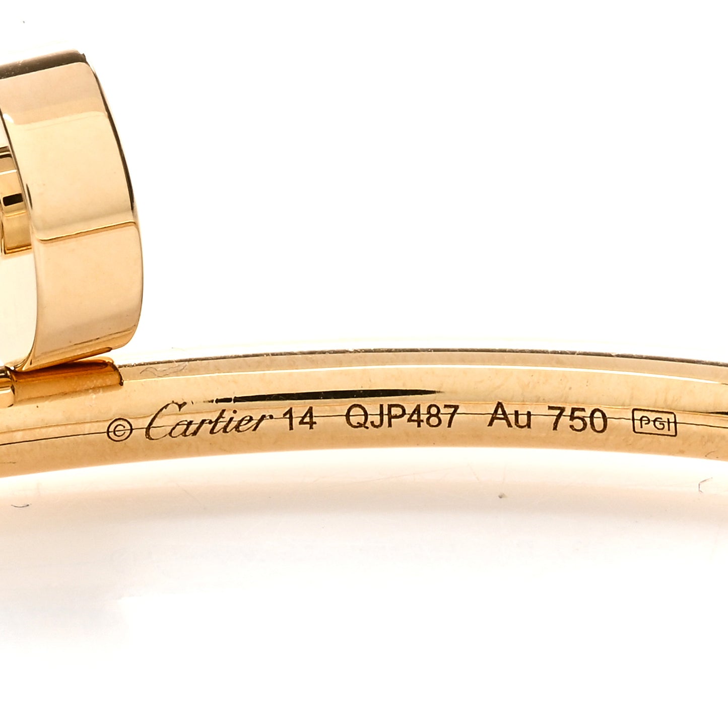 18K Yellow Gold Small Juste Un Clou Bracelet 14