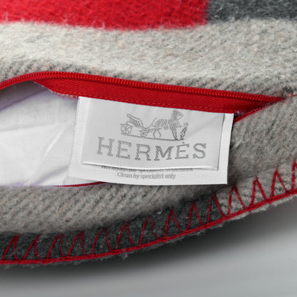 Hermes Wool Cashmere Avalon Bayadere Pillow PM 3 of 3