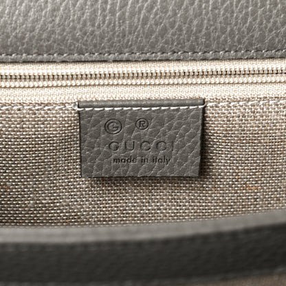 Gucci Dollar Calfskin Interlocking G Shoulder Bag Loess 7 of 11