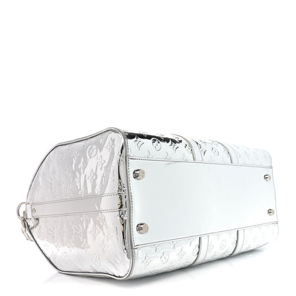 Louis Vuitton Monogram Mirror Keepall Bandouliere 45 Silver 3 of 8