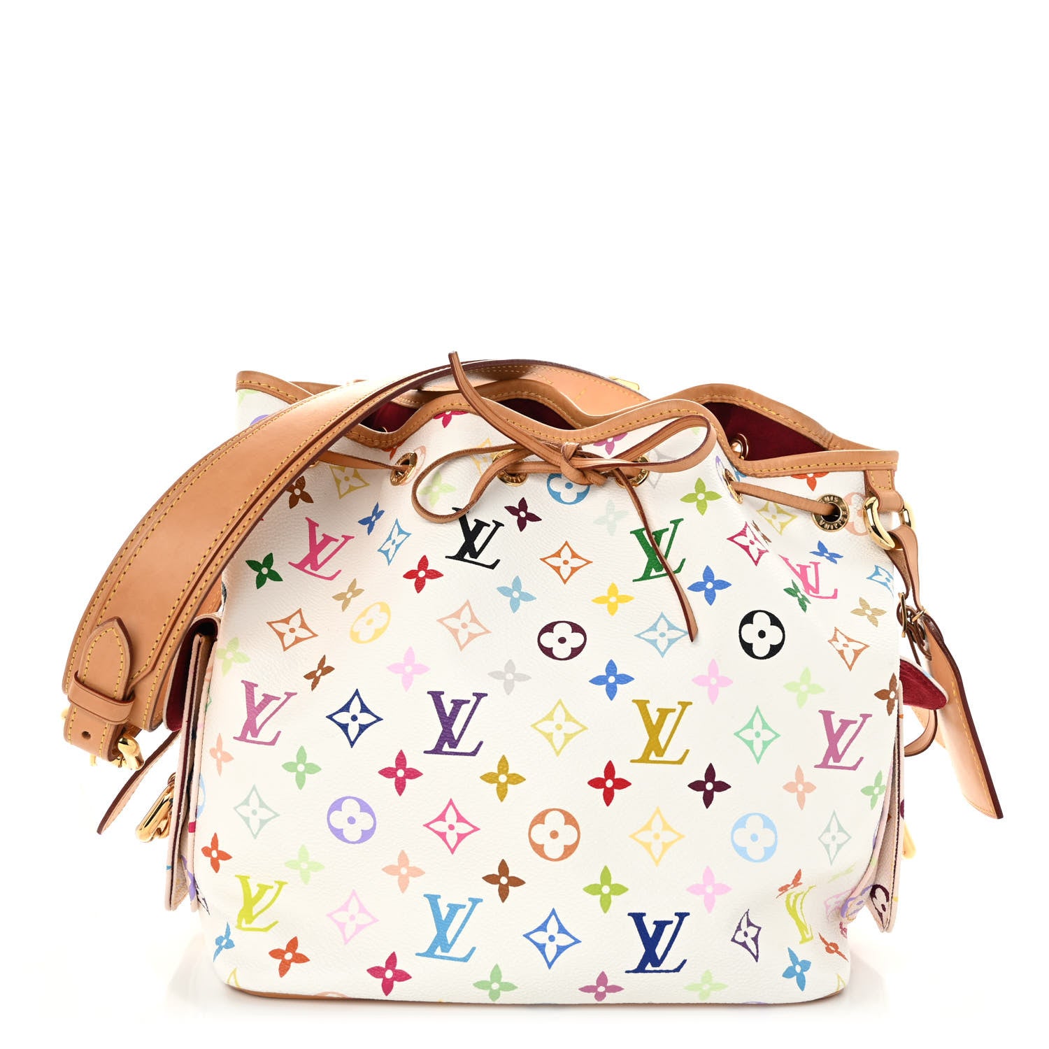 Louis Vuitton LOUIS VUITTON Monogram Multicolor Petit Noe White 1 of 9