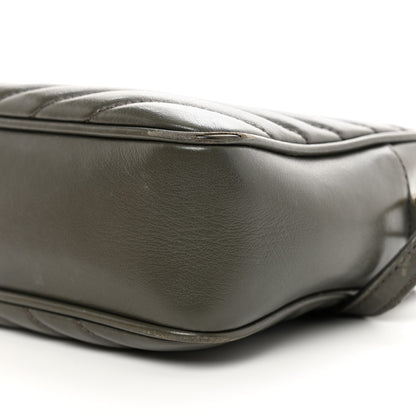 Saint Laurent Calfskin Matelasse Monogram Lou Camera Bag Pebble 6 of 12