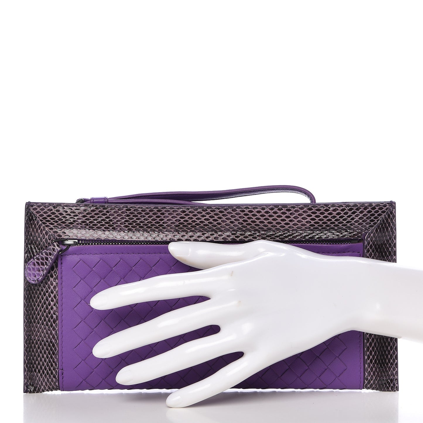 Nappa Intrecciato Ayers Pouch Violet