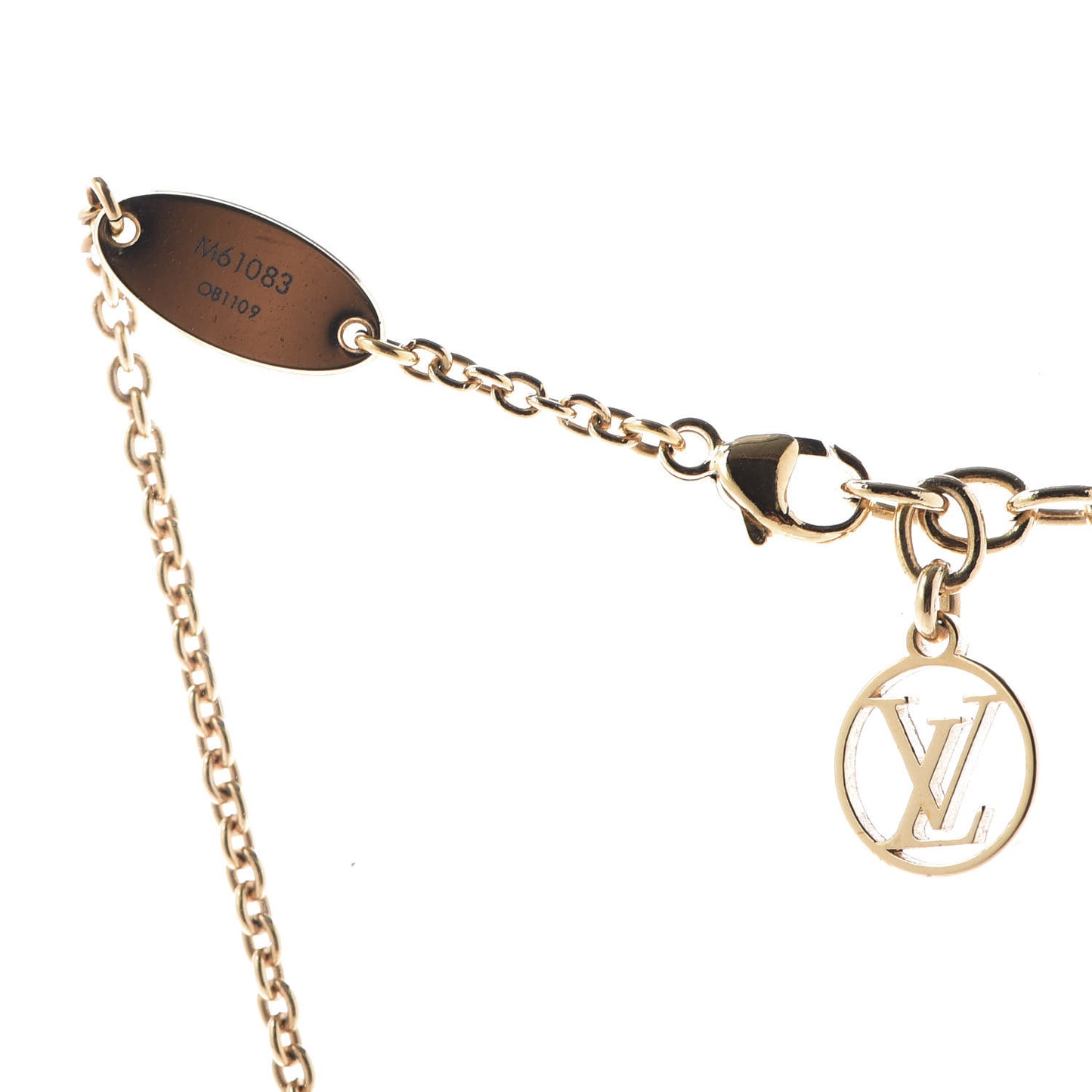 Essential V Necklace Gold