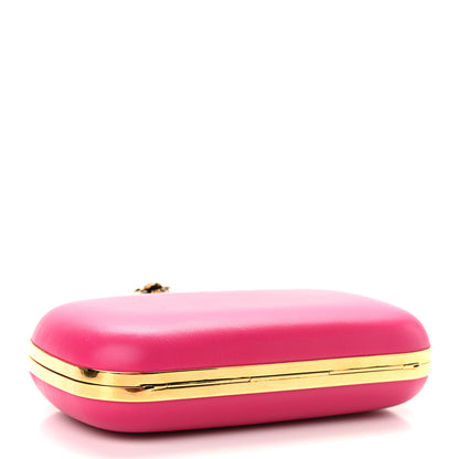 Alexander McQueen Nappa Butterfly Knuckle Duster Box Clutch Orchid Pink 4 of 11