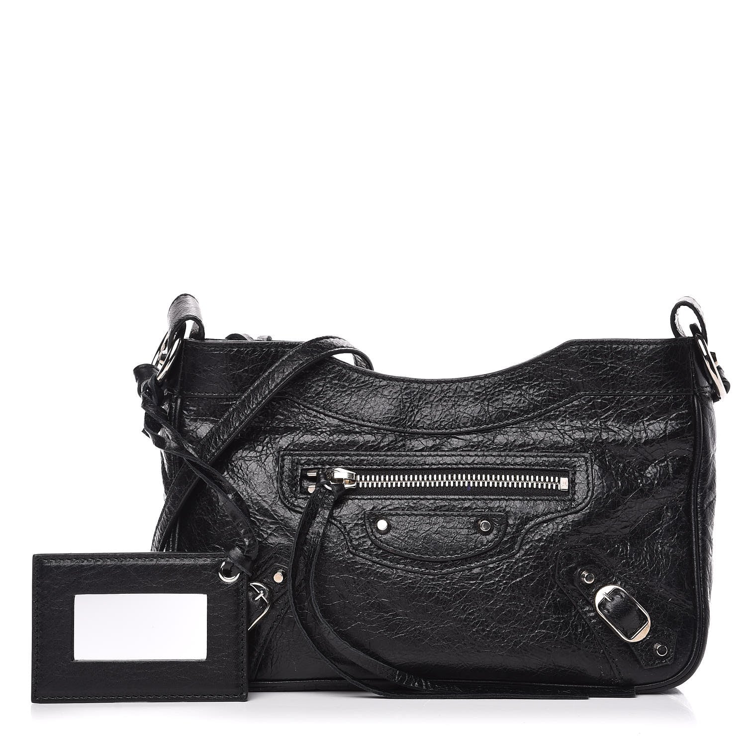 Balenciaga Agneau Classic Silver Hardware Hip Black 1 of 9