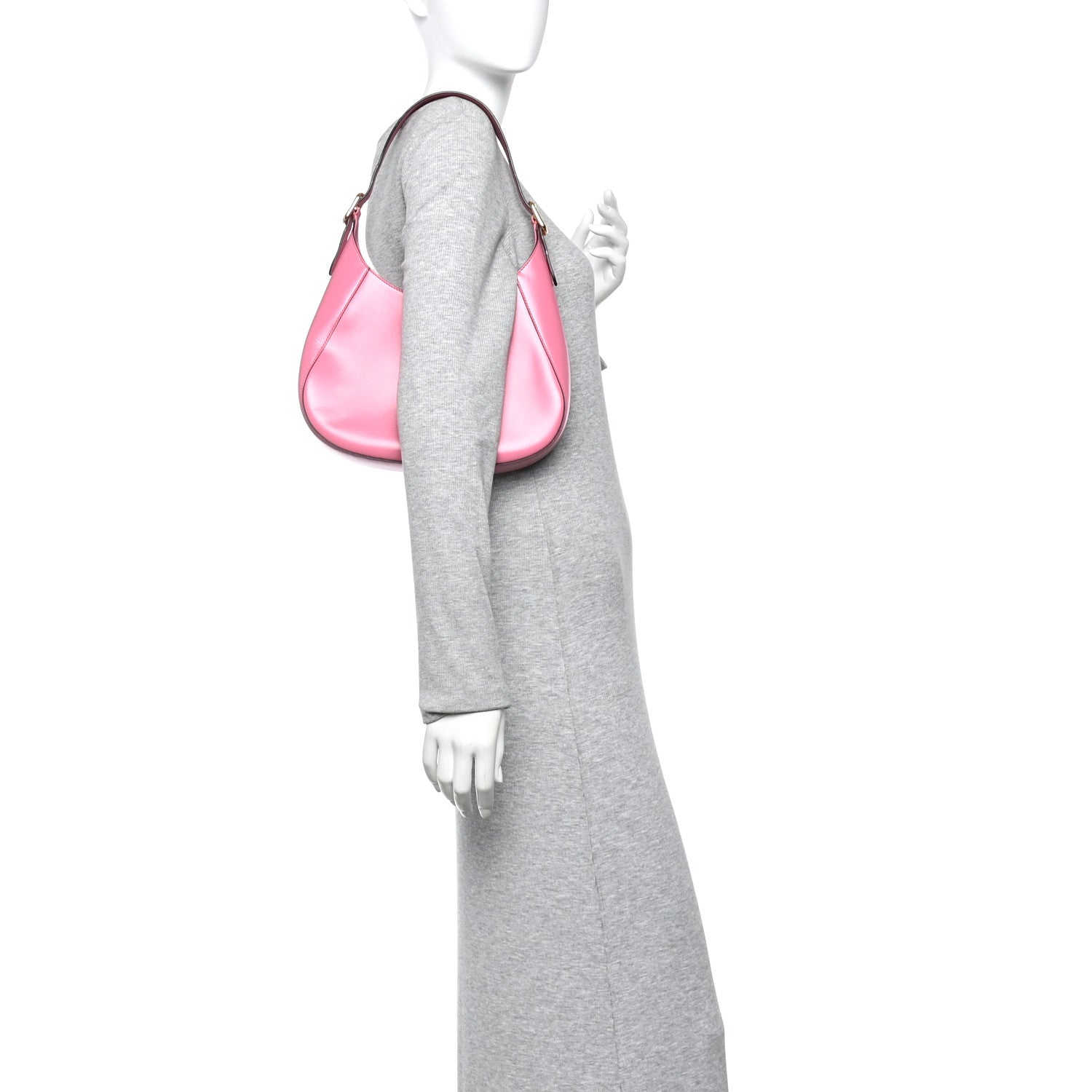 Prada Spazzolato Cleo Shoulder Bag Pink 2 of 9