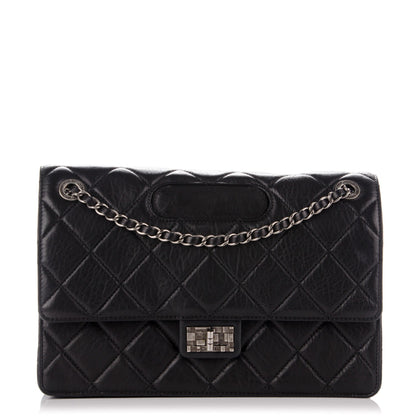 Chanel Washed Lambskin Jumbo Take Away Flap Black 1 of 9
