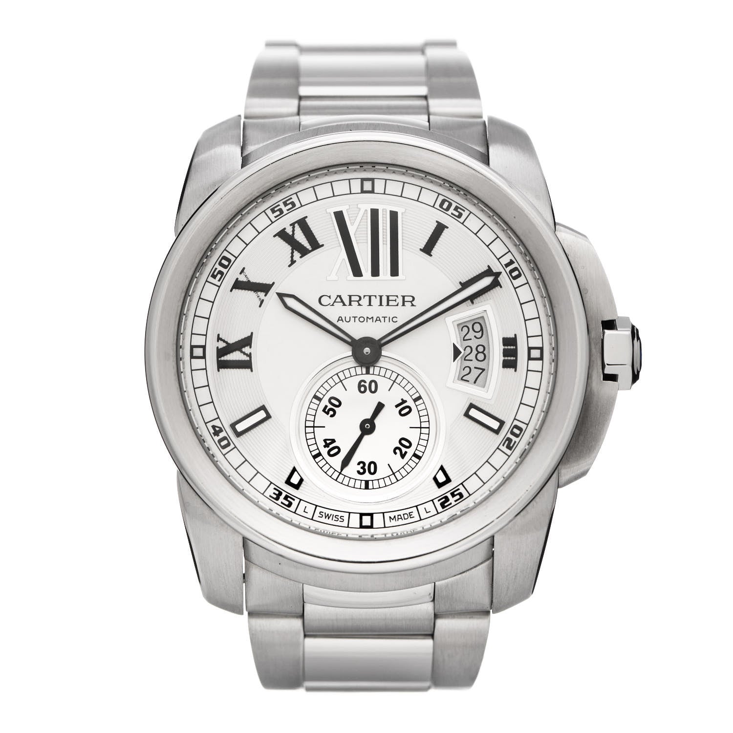 Cartier Stainless Steel 42mm Calibre de Cartier Automatic Watch 1 of 4
