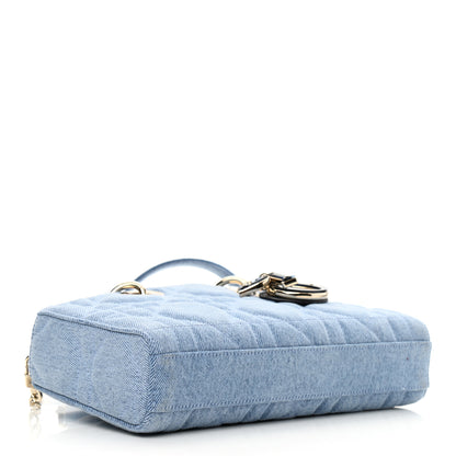 Christian Dior Denim Macrocannage Lady D-Joy Blue 4 of 10