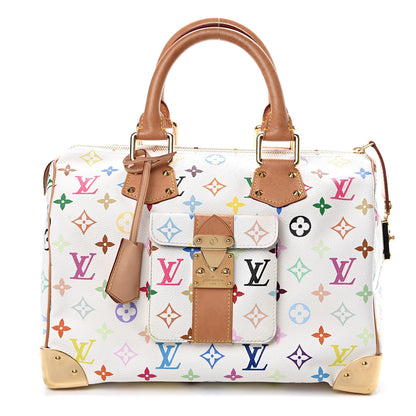 Louis Vuitton Monogram Multicolor Speedy 30 White 1 of 12