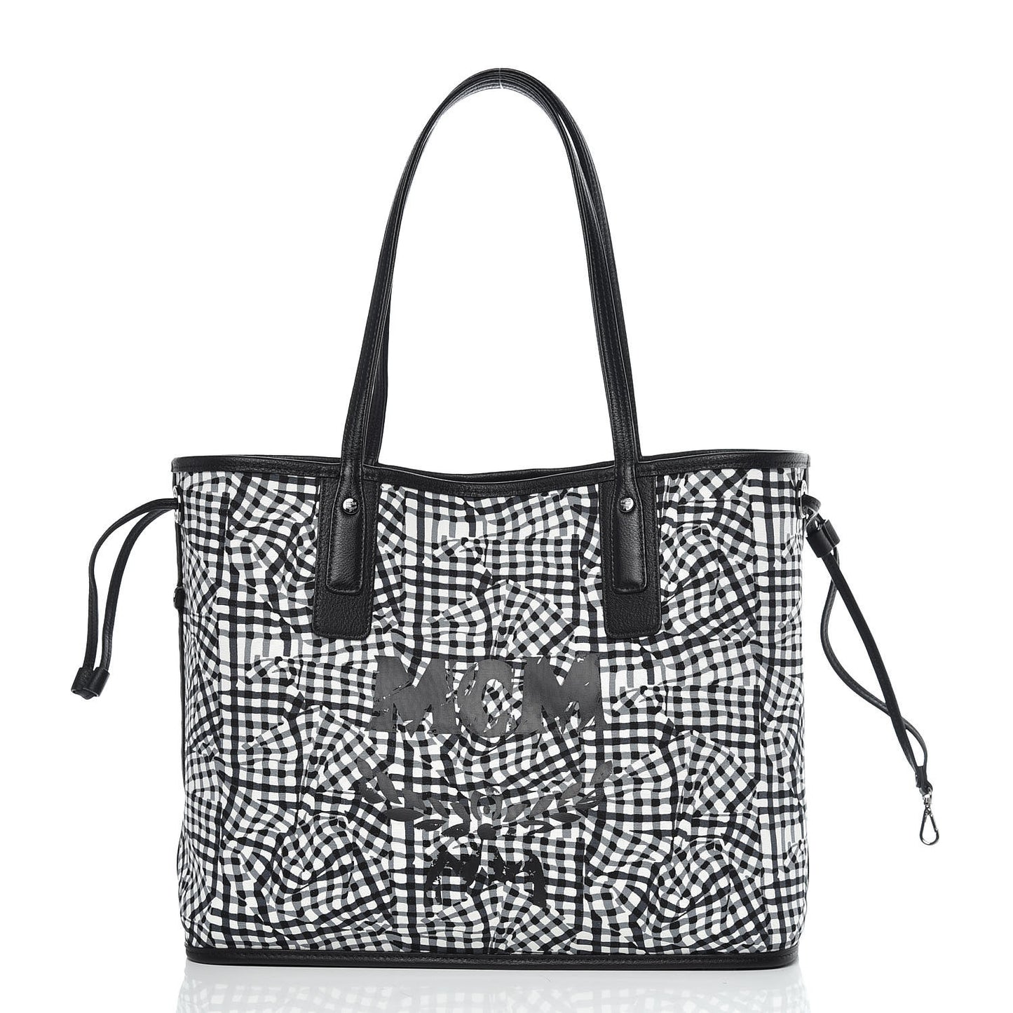 Visetos Medium Liz Reversible Shopper Tote Black