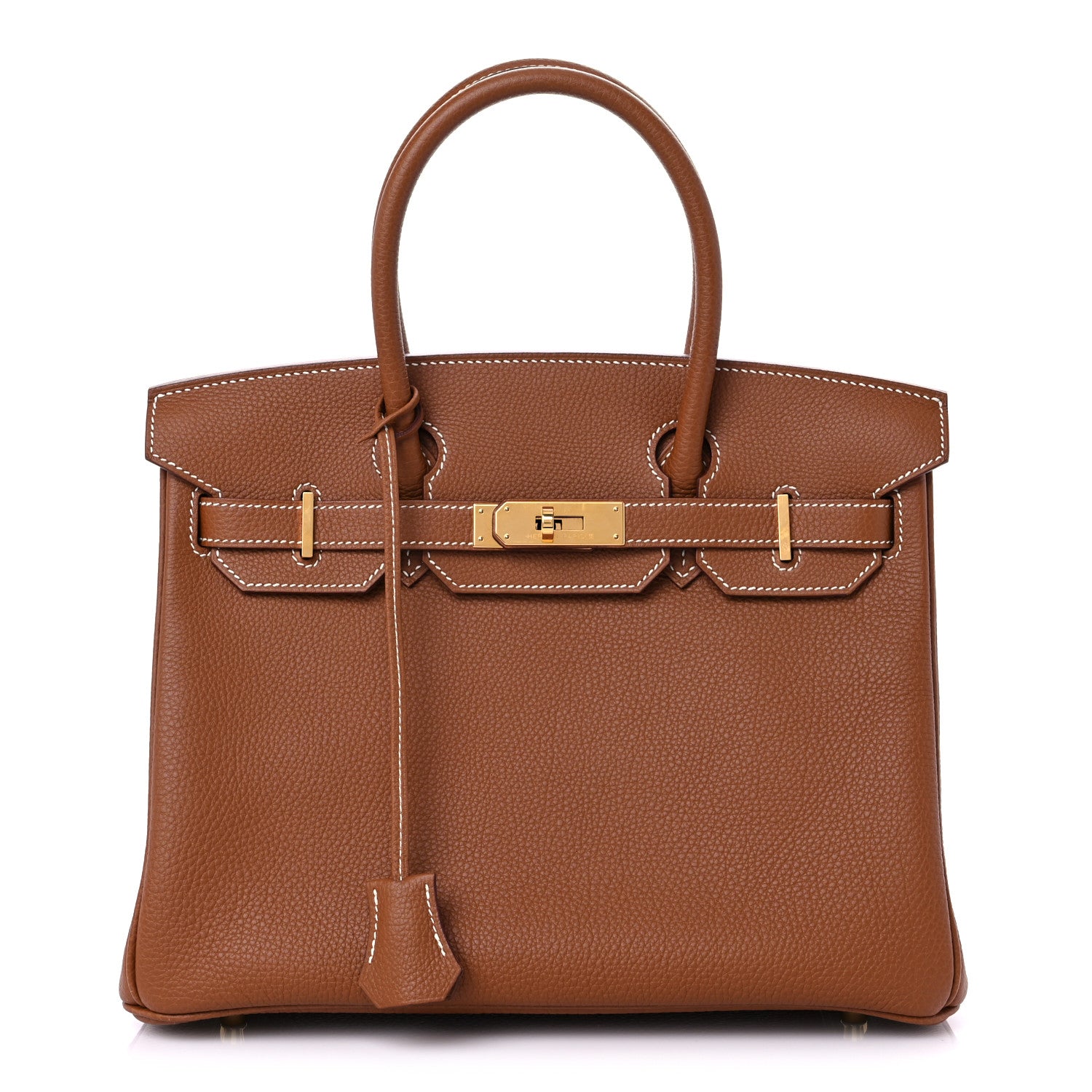 Hermes Togo Birkin 30 Gold 1 of 10