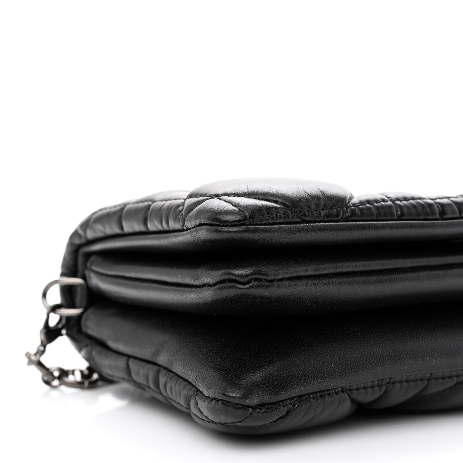 Christian Dior Calfskin Macrocannage Mini Caro Bag Black 10 of 11