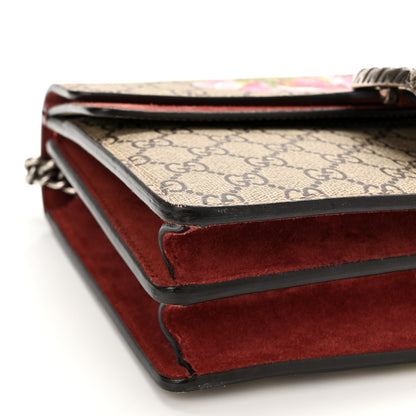 Gucci GG Supreme Monogram Blooms Small Dionysus Shoulder Bag Beige Multicolor Dry Rose 8 of 12