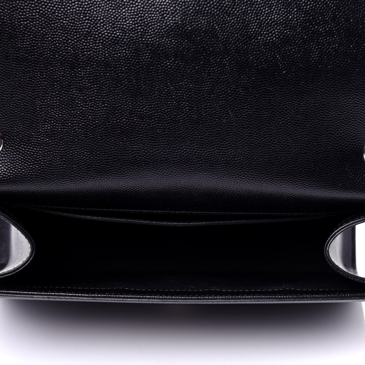 Grain De Poudre Medium Classic Monogram Kate Satchel Black