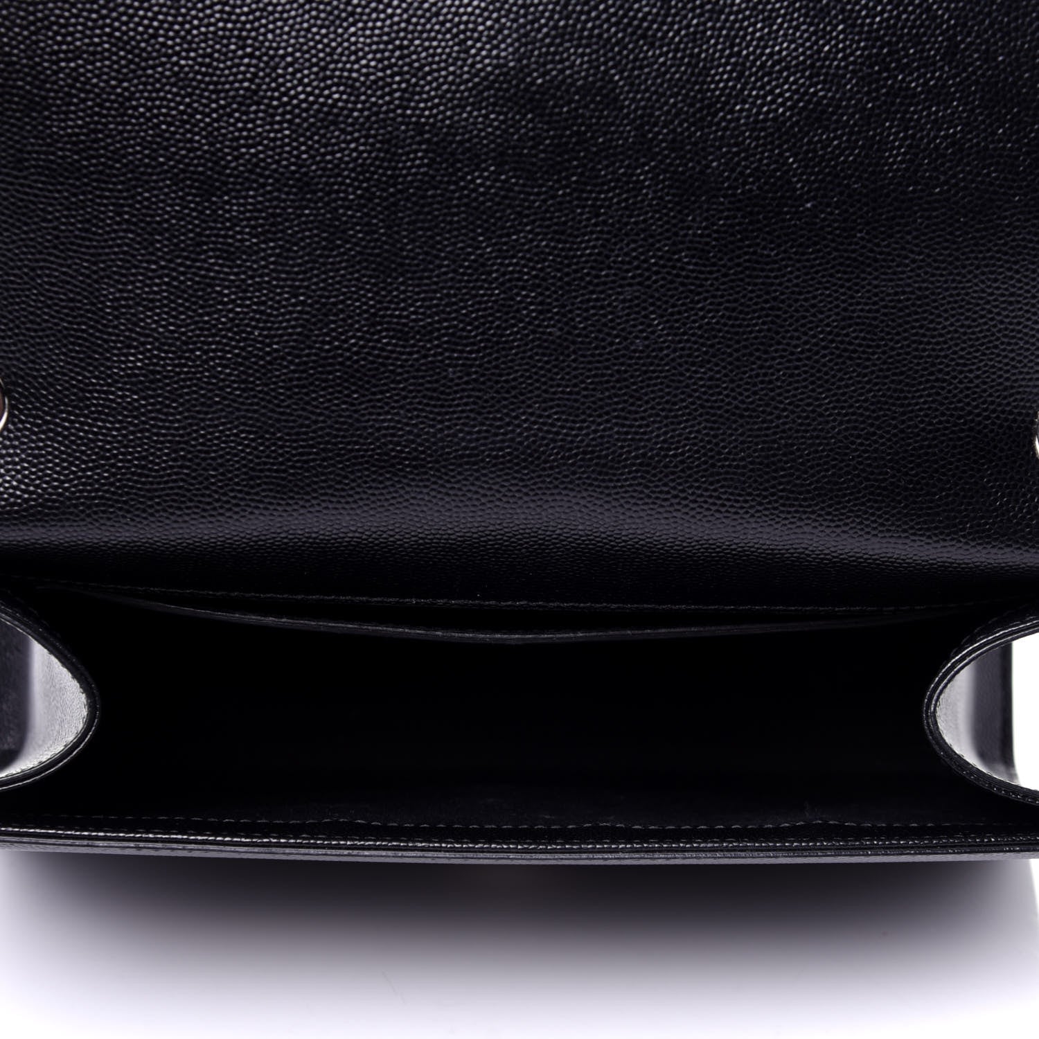 Saint Laurent Grain De Poudre Medium Classic Monogram Kate Satchel Black 5 of 13