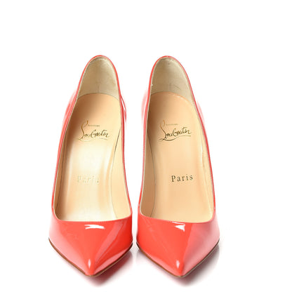 Christian Louboutin Patent Pigalle Follies 100 Pumps 35.5 Poppy 3 of 10
