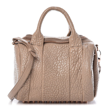 Alexander Wang Pebbled Lambskin Rockie Latte Rose Gold Hardware 1 of 8