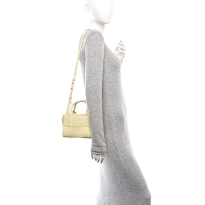 Bottega Veneta Nappa Maxi Intrecciato Mini Arco Tote Ice Cream 2 of 11
