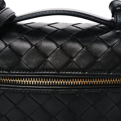 Bottega Veneta Calfskin Intrecciato Bang Bang Vanity Case Black 9 of 13