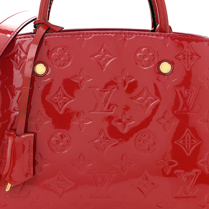 Louis Vuitton Vernis Montaigne BB Magenta 7 of 10