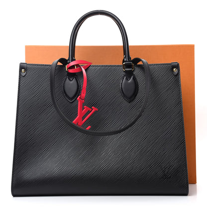 Louis Vuitton Epi Onthego MM Black 13 of 13