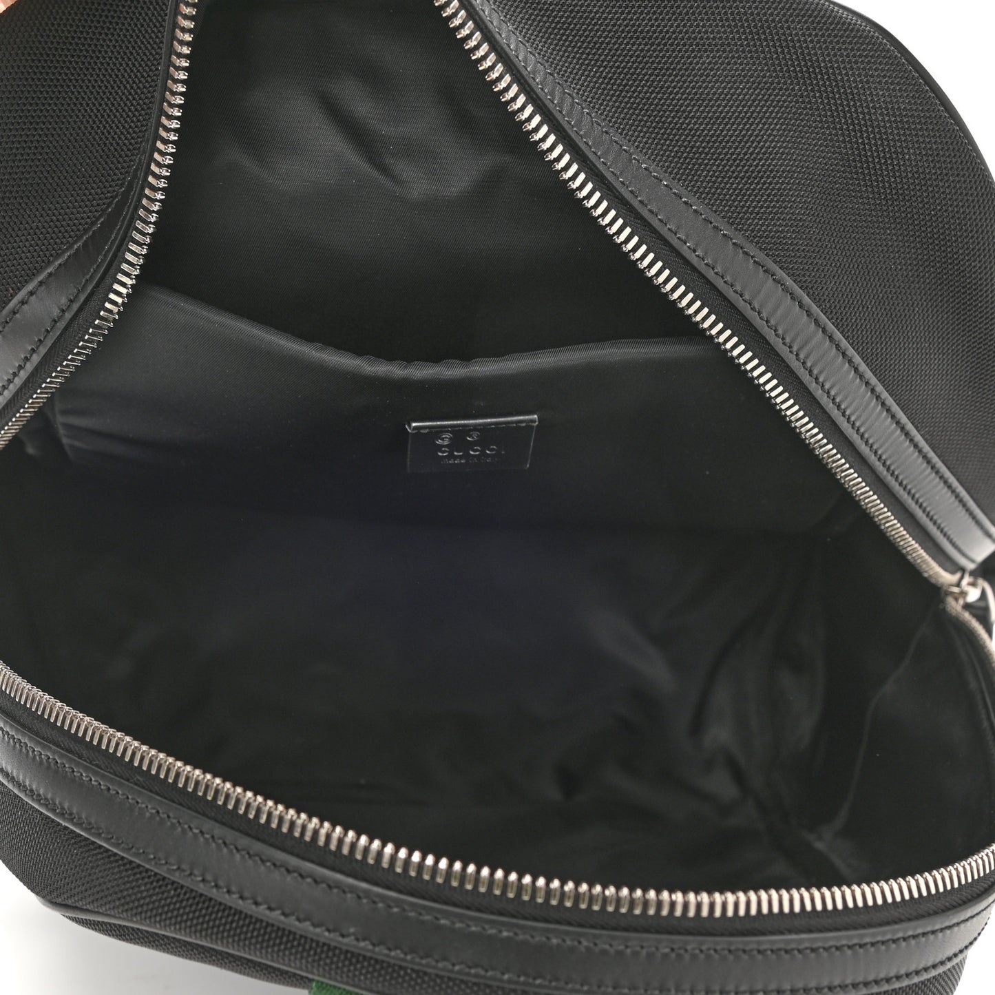 Techno Canvas Web Backpack Black