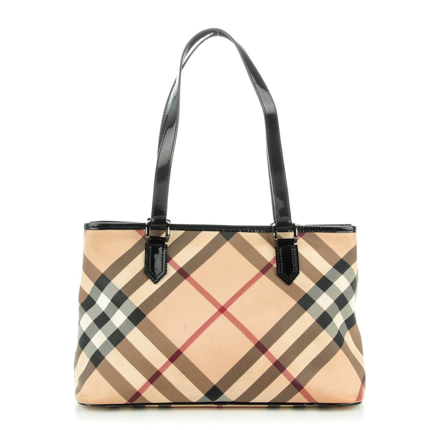 Burberry Supernova Check Regent Tote Black 1 of 9