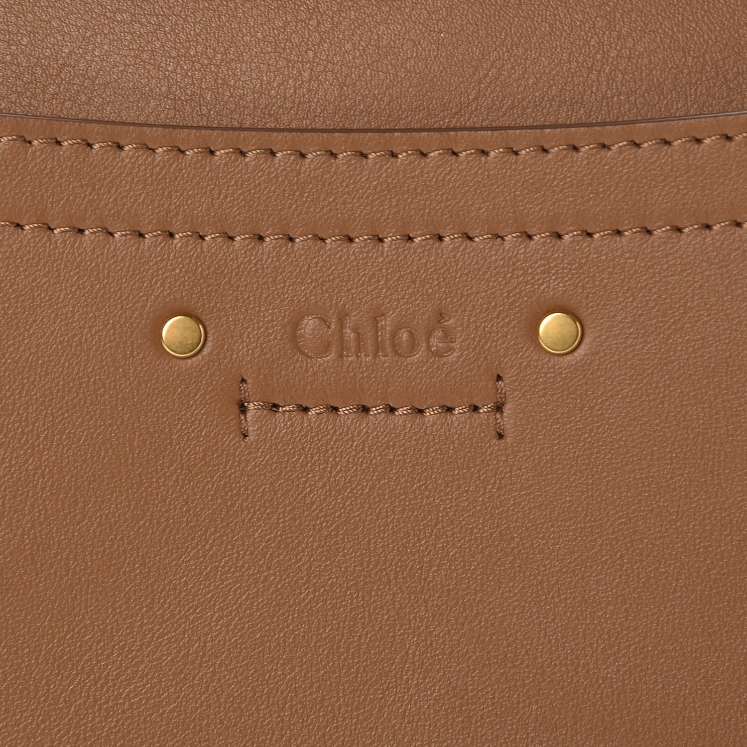 Chloe Calfskin Suede Medium Roy Bag Nut 9 of 10