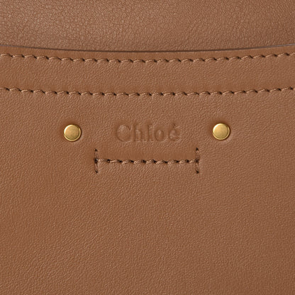 Chloe Calfskin Suede Medium Roy Bag Nut 9 of 10