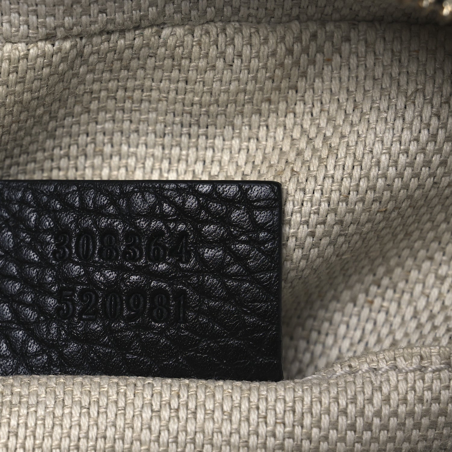 Gucci Pebbled Calfskin Small Soho Disco Bag Black 7 of 12