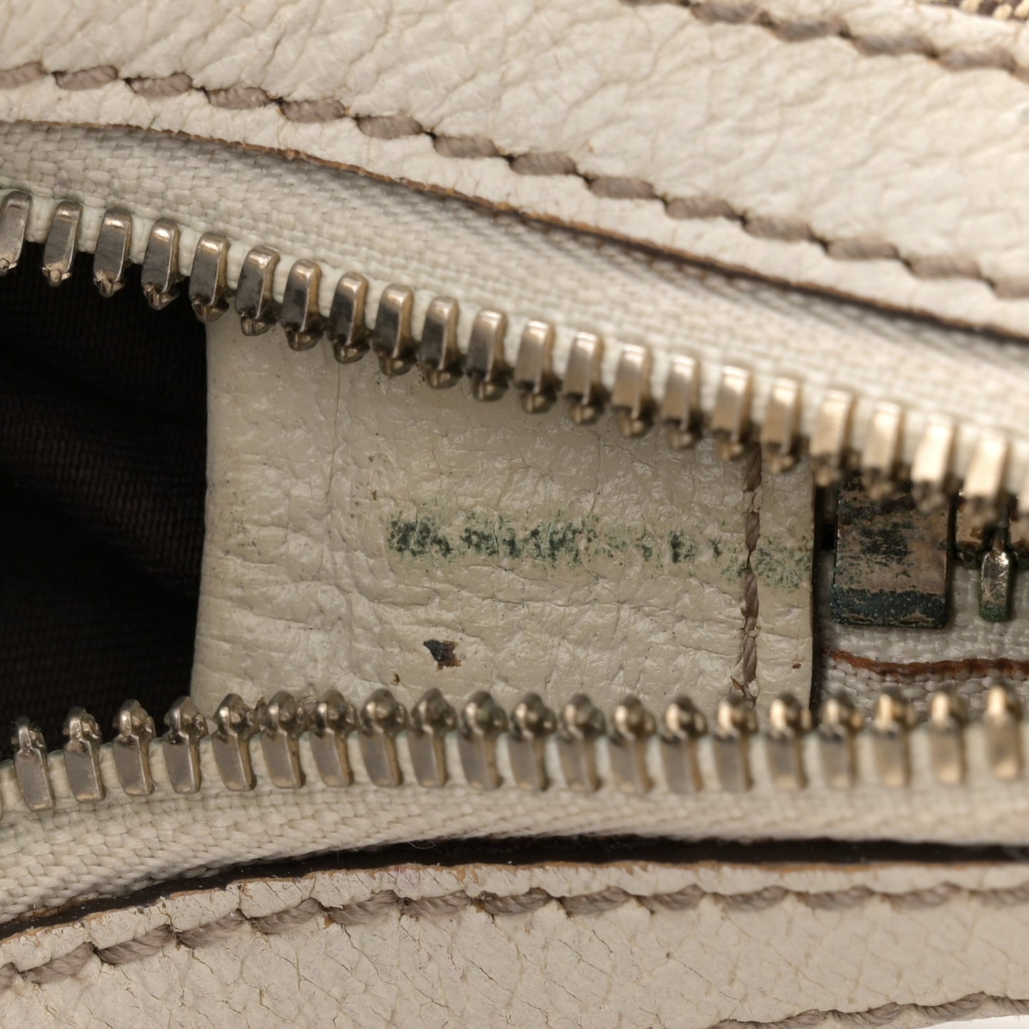 Monogram Bamboo Horsebit Hobo Off White