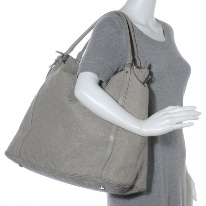 Louis Vuitton Monogram Lambskin Antheia IXIA GM Gris Clair 2 of 7