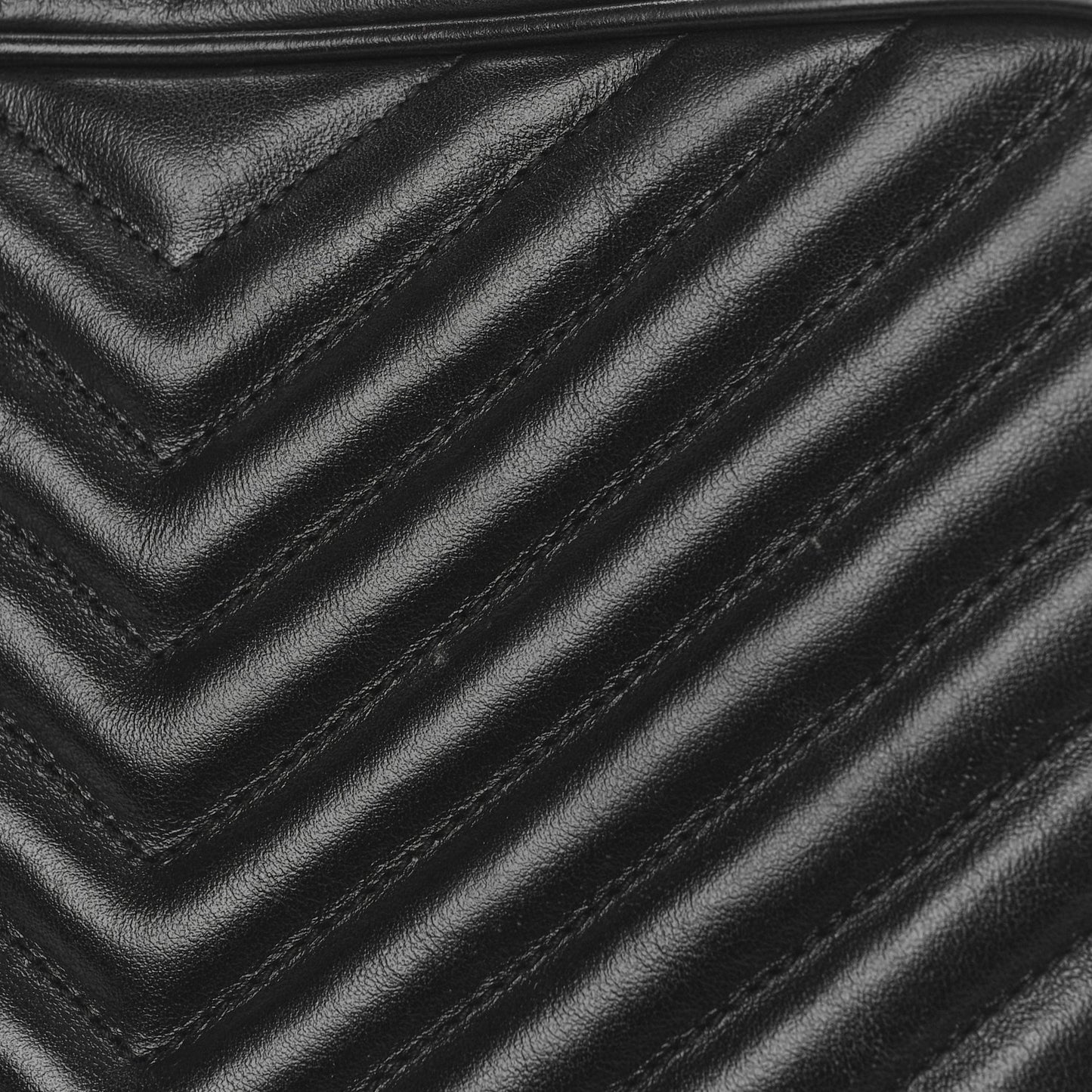Calfskin Matelasse Monogram Monochrome Lou Camera Bag Black