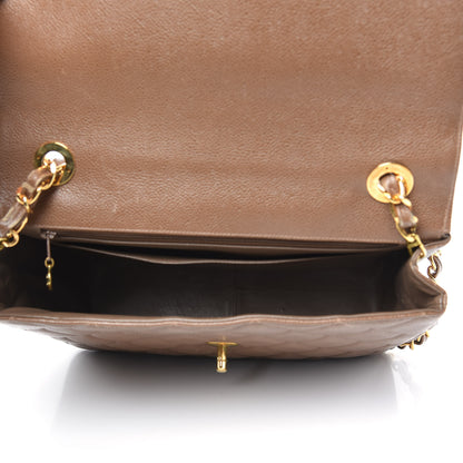 Chanel Caviar Jumbo Single Flap Brown 5 of 14