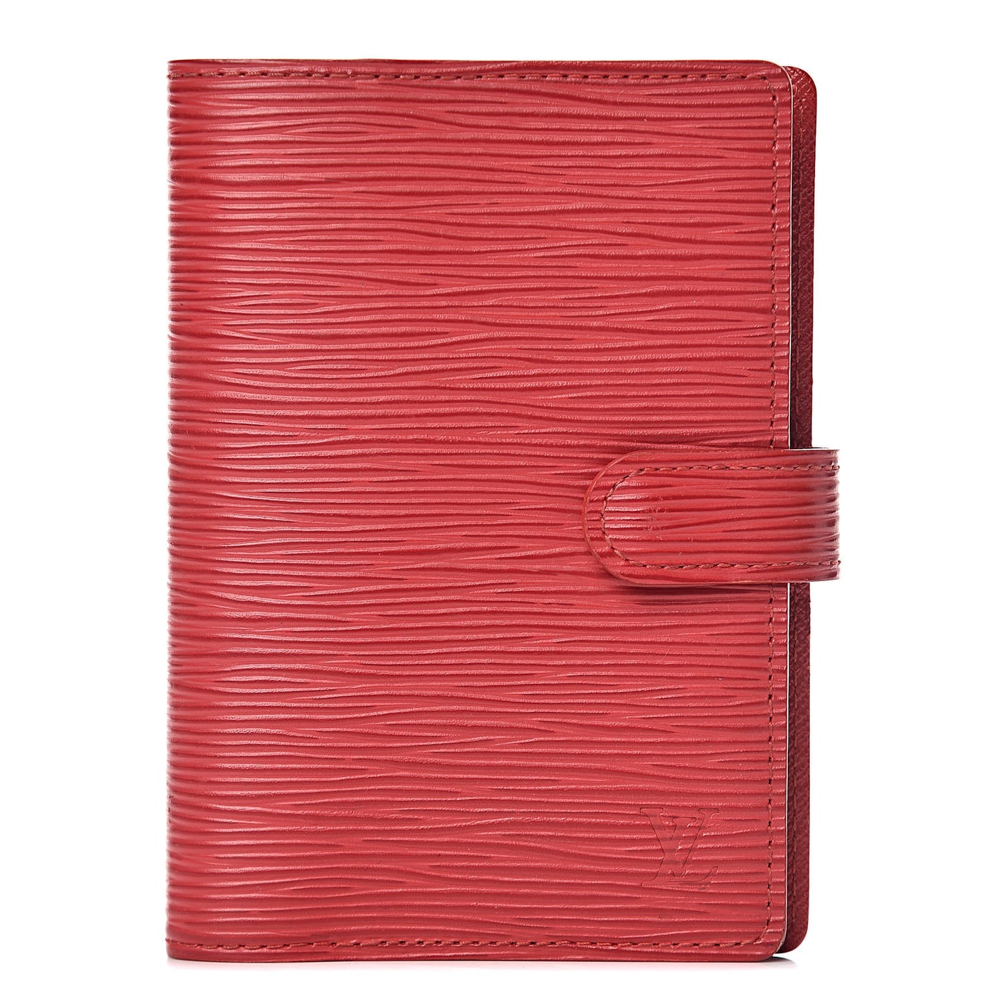 Epi Small Ring Agenda Cover Castillan Red