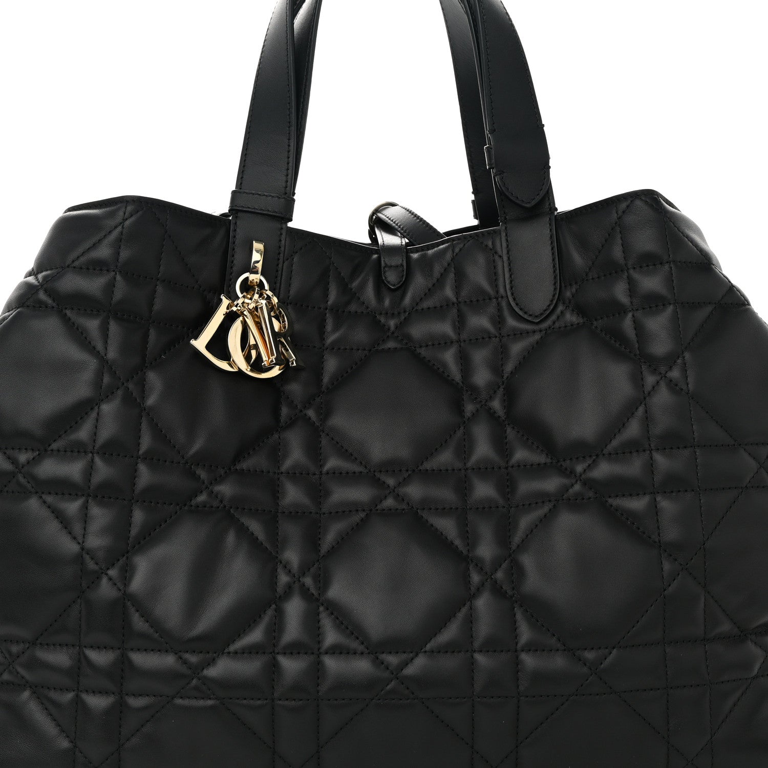 Christian Dior Calfskin Macrocannage Large Toujours Black 9 of 16