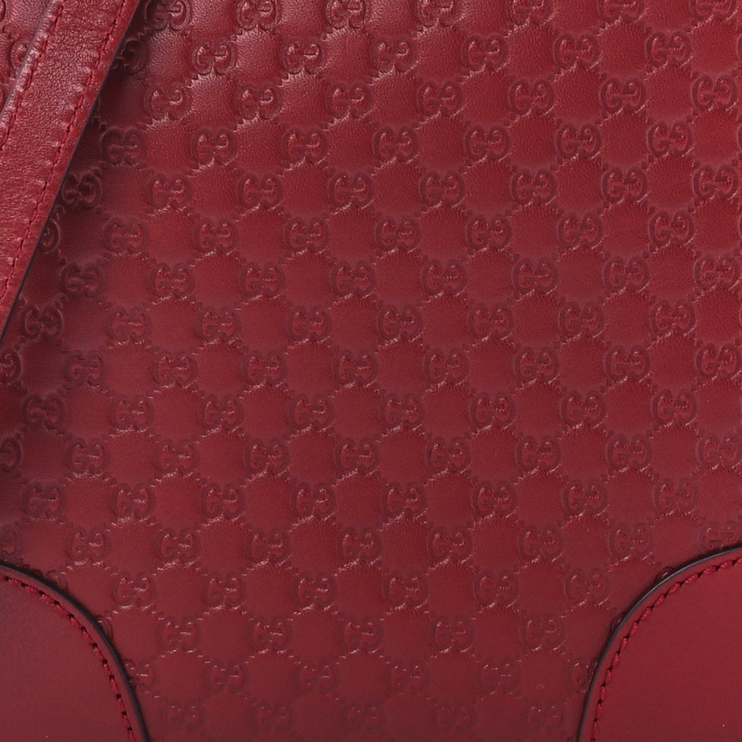 Microguccissima Mini Bree Messenger Bag Red