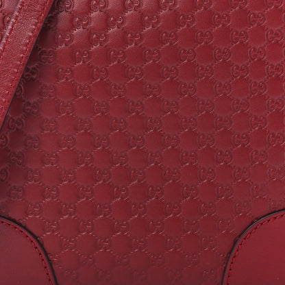 Gucci Microguccissima Mini Bree Messenger Bag Red 9 of 12