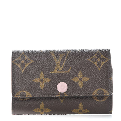 Louis Vuitton Monogram Multicles 6 Key Holder Rose Ballerine 1 of 9