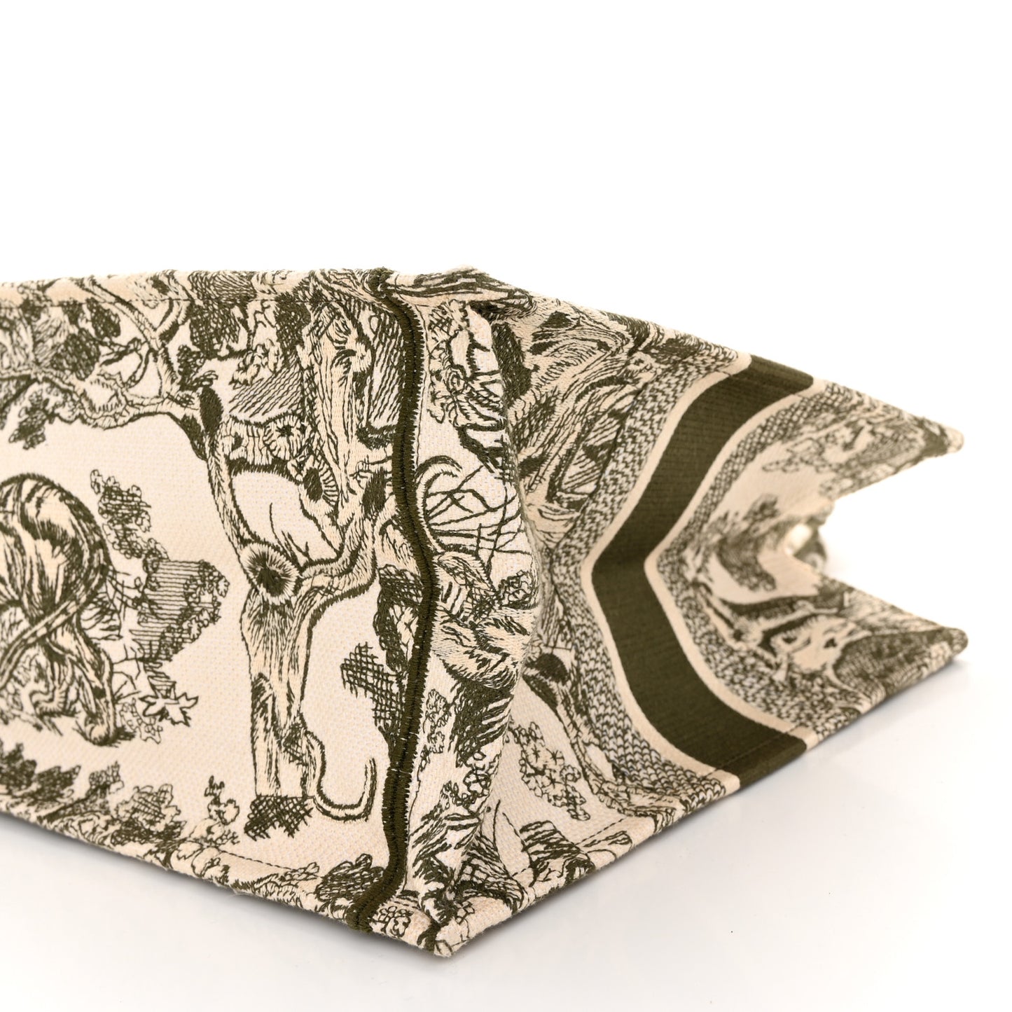 Canvas Embroidered Medium Dioriviera Toile De Jouy Book Tote