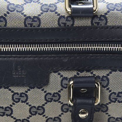 Gucci Monogram Medium Boston Navy 17 of 17