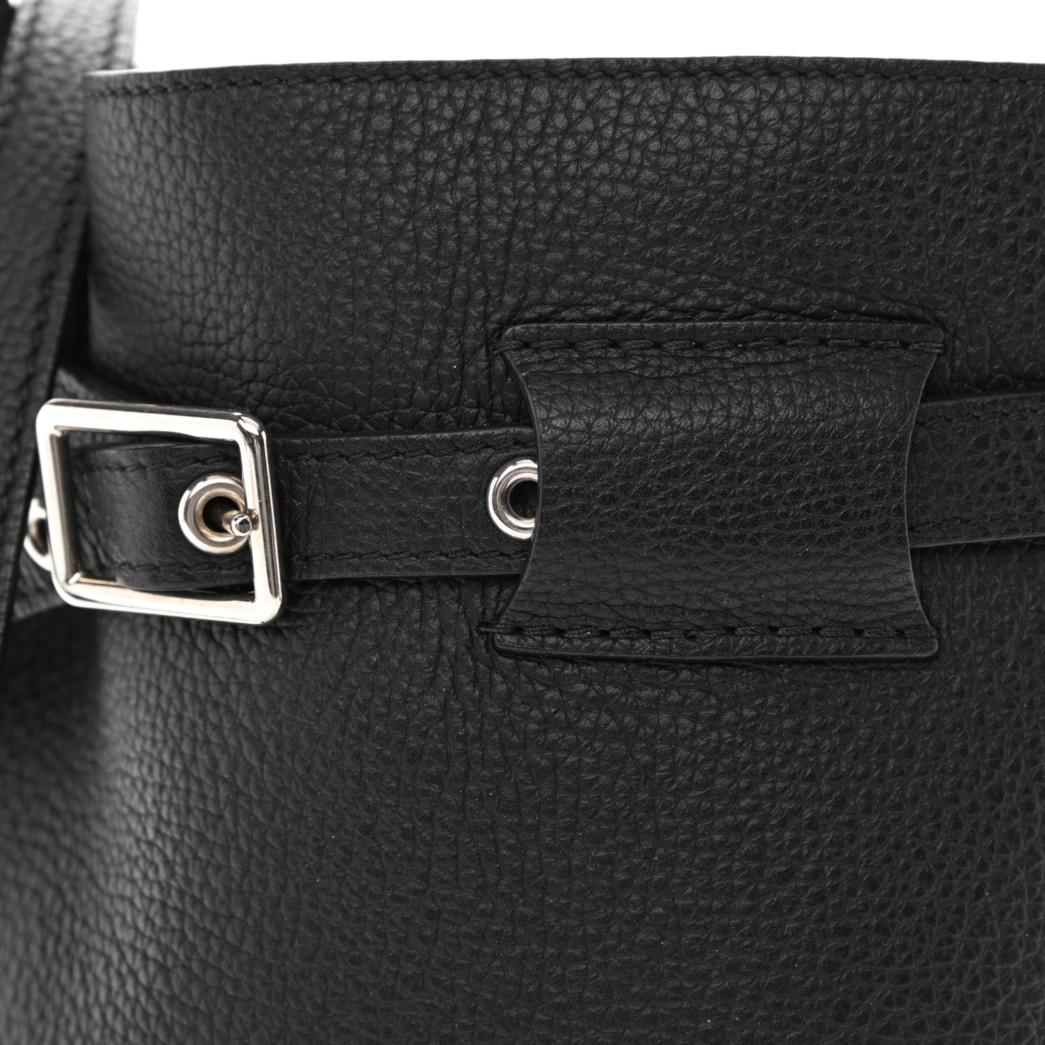 Celine Grained Calfskin Nano Big Bag Bucket Black 7 of 7