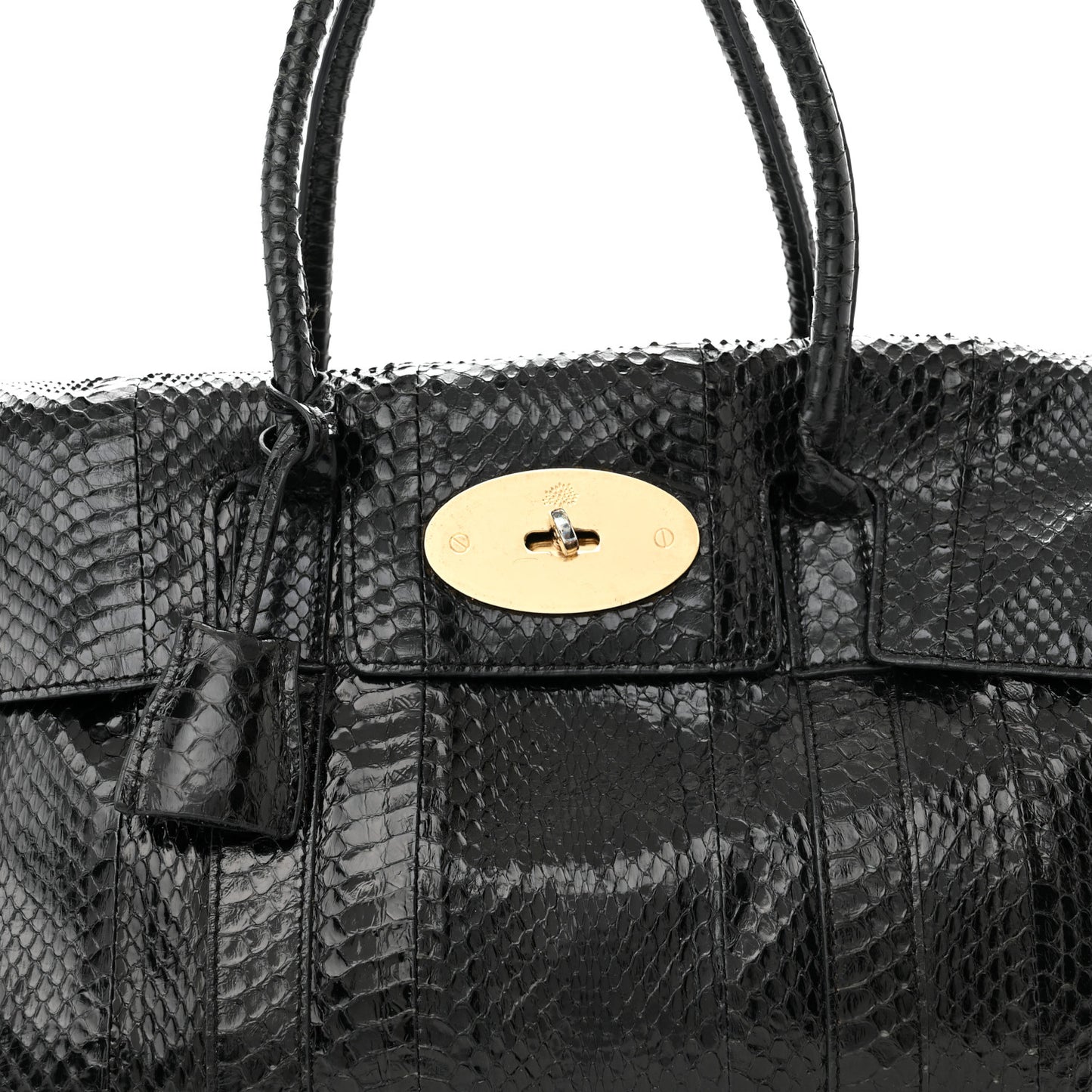 Silky Snake Print Bayswater Black
