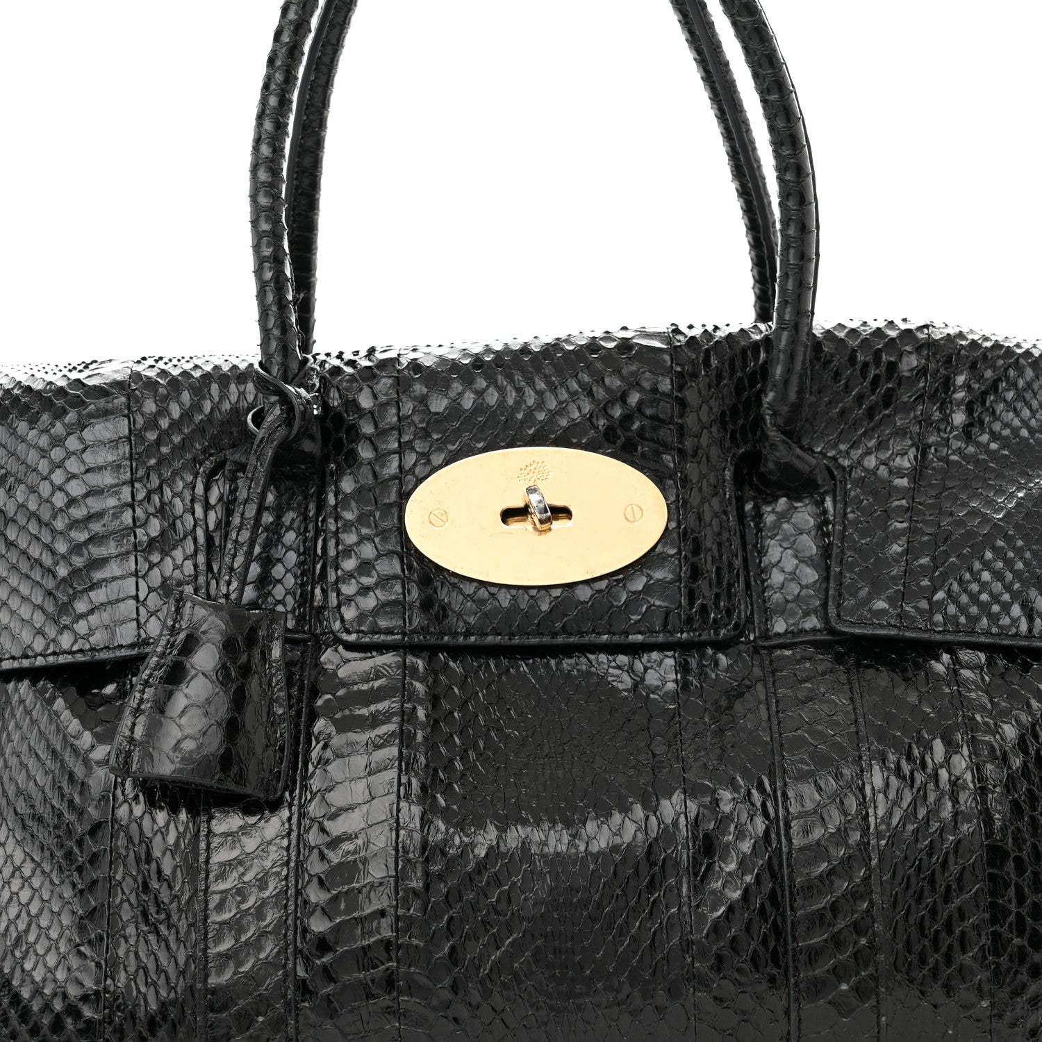 Mulberry Silky Snake Print Bayswater Black 7 of 21