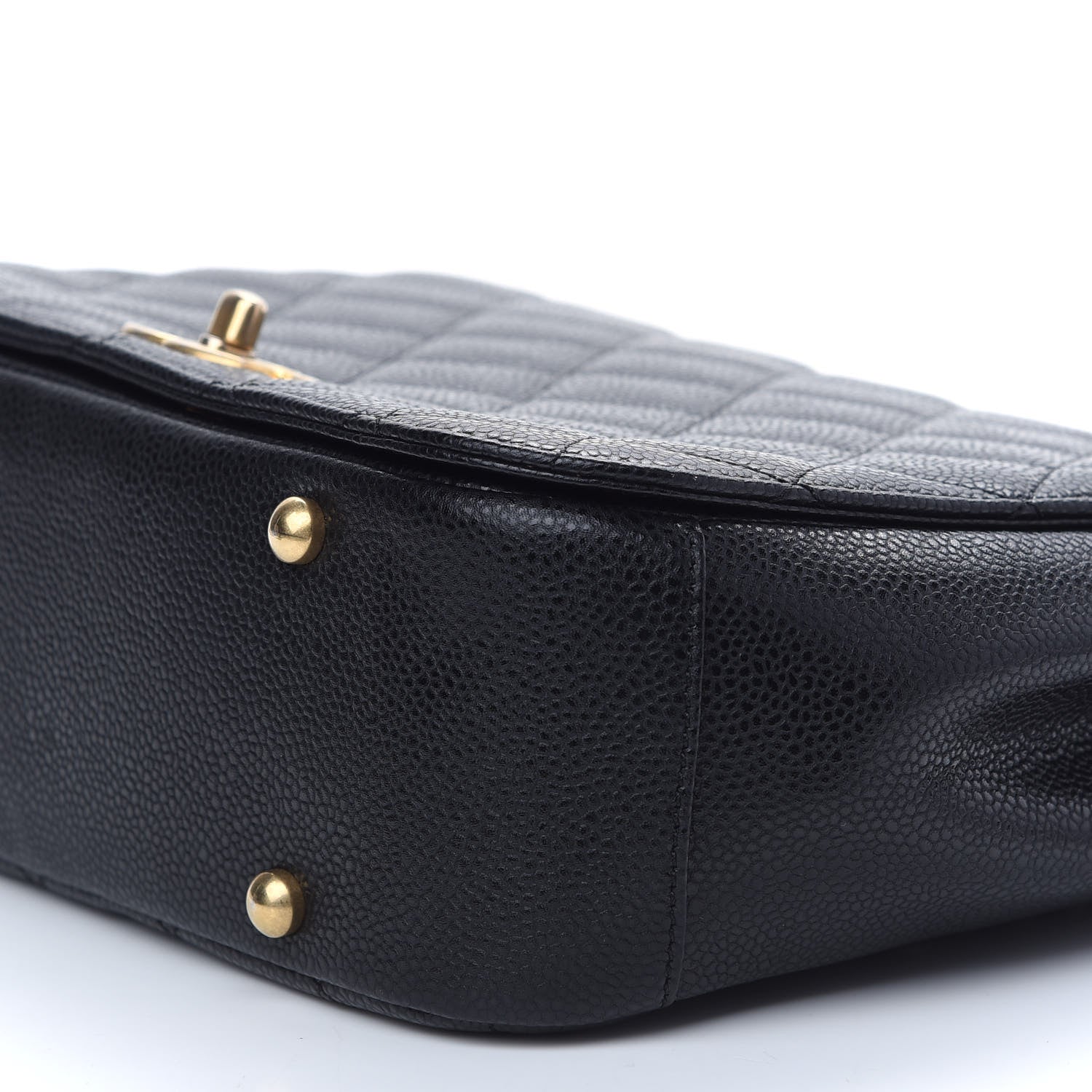 Chanel Caviar Carry Around Flap Bag Black 9 of 9