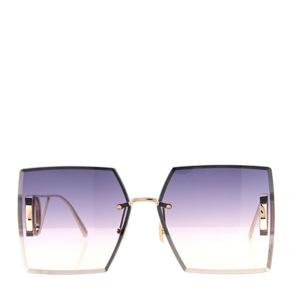 Christian Dior Square 30 Montaigne S7U Sunglasses Blue Pink 3 of 8