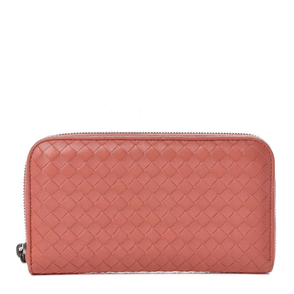 Bottega Veneta Nappa Intrecciato Zip Around Wallet Pompei 1 of 11
